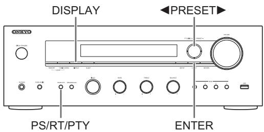 ONKKYO 1X8150 - Rechercher les stations par fréquence - 1