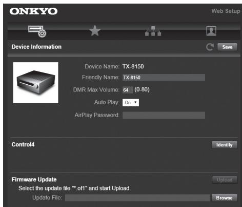 ONKKYO 1X8150 - Mémorisation d'une station à l'aide d'un PC - 1