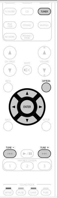 MARANTZ NR1603B - Modification du mode de synchronisation (mode réglage) - 1