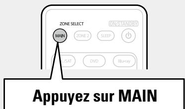 MARANTZ NR1603B - Configuration de la télécommande - 1