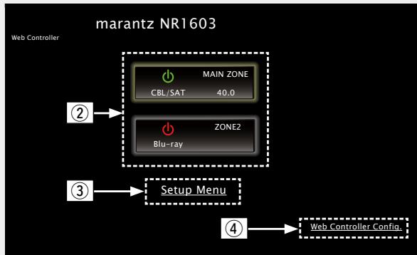 MARANTZ NR1603B - Fonction de contrôle internet - 4
