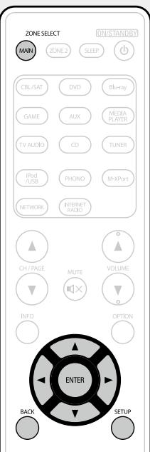 MARANTZ NR1603B - Fonctionnement du menu - 1