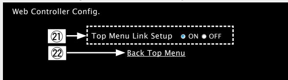 MARANTZ NR1603B - Écran de configuration web [example 3] - 1