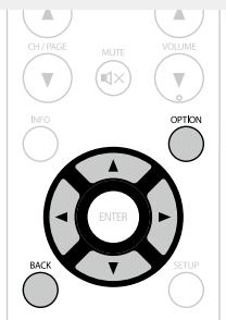 MARANTZ NR1603B - Options de menu sur l'écran de lecture. - 2