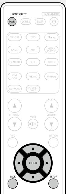 MARANTZ NR1603B - Fonctionnement du menu - 1