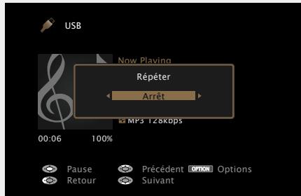 MARANTZ NR1603B - Lecture répétée (répéter) - 3