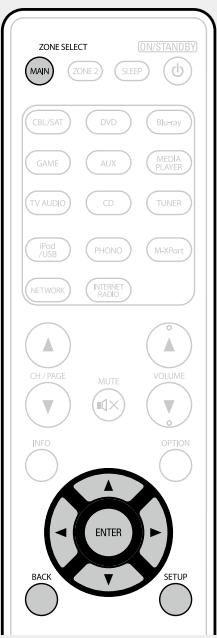 MARANTZ NR1603B - Fonctionnement du menu - 1