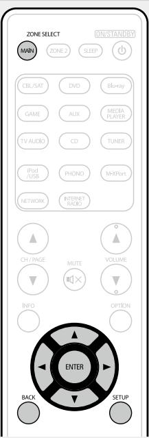 MARANTZ NR1603B - Fonctionnement du menu - 1