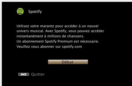 MARANTZ NR1603B - Appuyez sur network. - 3