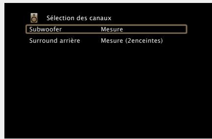 MARANTZ NR1603B - Configuration de "sélection des canaux - 3
