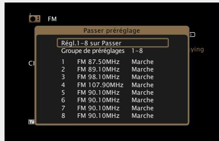 MARANTZ NR1603B - Saut des stations radio préréglées (passer préréglage) - 4
