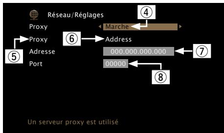 MARANTZ NR1603B - Paramètres proxy - 3
