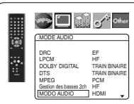 DENON DVD1940SRE2 - MODO AUDIO (défaut : HDMI) - 1