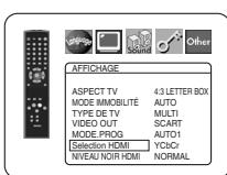 DENON DVD1940SRE2 - Sélection HDMI (défaut : ycbcr) - 1