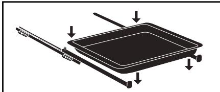 DARTY DFP8363A - INSTALLING AND REMOVING THE SLIDING RAILS - 3