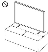 SAMSUNG TQ43LS03BG - Forholdsgreglerved montering af tv'et pa en sukkel - 2