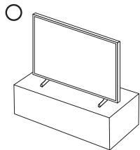 SAMSUNG TQ43LS03BG - Forholdsregler nár du monterer TV-en med et stativ - 1