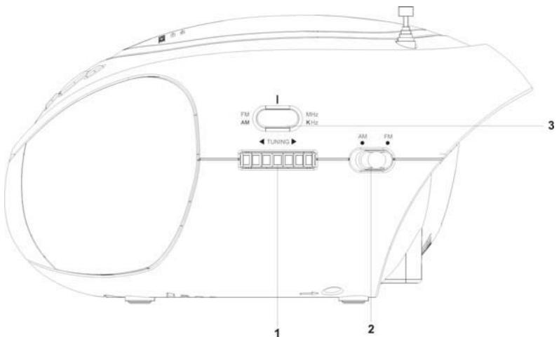 BRANDT BCD200USB - Vue de côté - 2