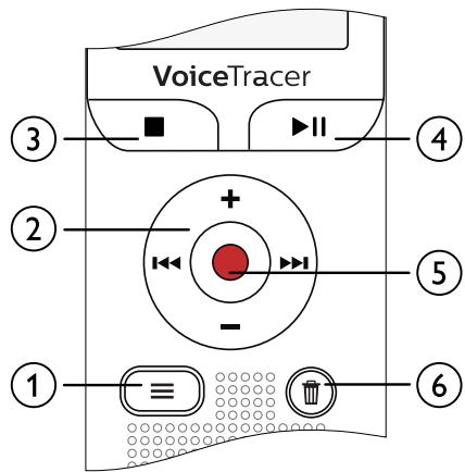 PHILIPS DVT2050/00 - Boutons - 1
