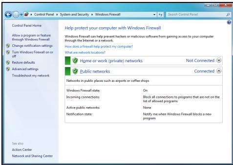 PACKARD BELL IMEDIA SJ1861TU01004 - Pare-feu windows - 1