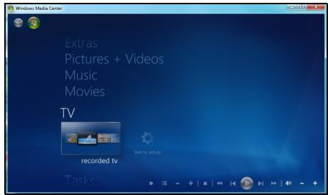 PACKARD BELL IMEDIA SJ1861TU01004 - Windows media center (option) - 1