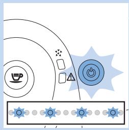 PHILIPS HD8650/01 - Processus de chauffe de la machine - 5