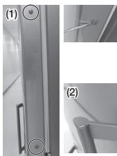 SAMSUNG RB37J501MSA - Démontage de la porte du réfrigérateur - 25