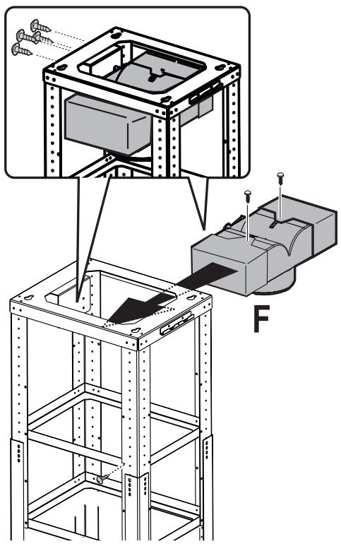 ELECTROLUX AFA 9673 X - Installation de la structure support au plafond - 5