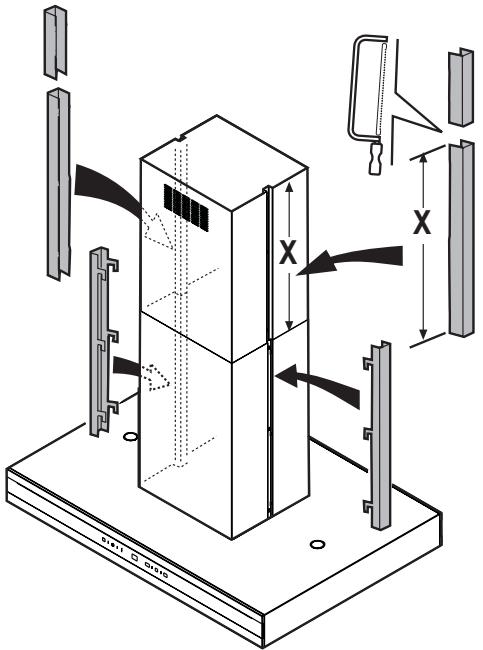 ELECTROLUX AFA 9673 X - Installation des cheminées - 6
