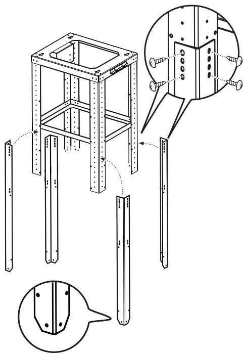 ELECTROLUX AFA 9673 X - Préparation de la structure support - 4