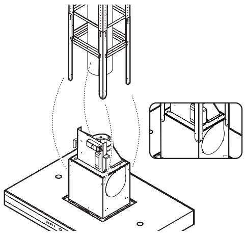 ELECTROLUX AFA 9673 X - Installation de la structure support au plafond - 1