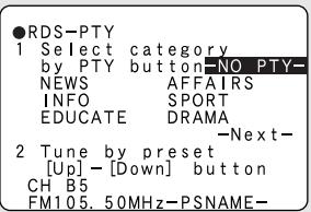 DENON AVR 2106 - Pour continuer la recherche, répéter l'étape 4. - 1