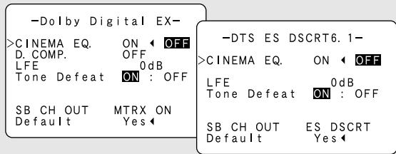 DENON AVR 2106 - Mode dolby digital et le mode surround DTS (uniquement avec entrée numérique) - 6