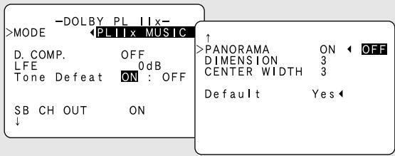 DENON AVR 2106 - Mode dolby pro logic II x (pro logic II) - 3
