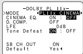 DENON AVR 2106 - Mode dolby pro logic II x (pro logic II) - 2