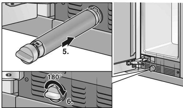 GAGGENAU RF 411-200 - Changement de cartouche filtrante - 3