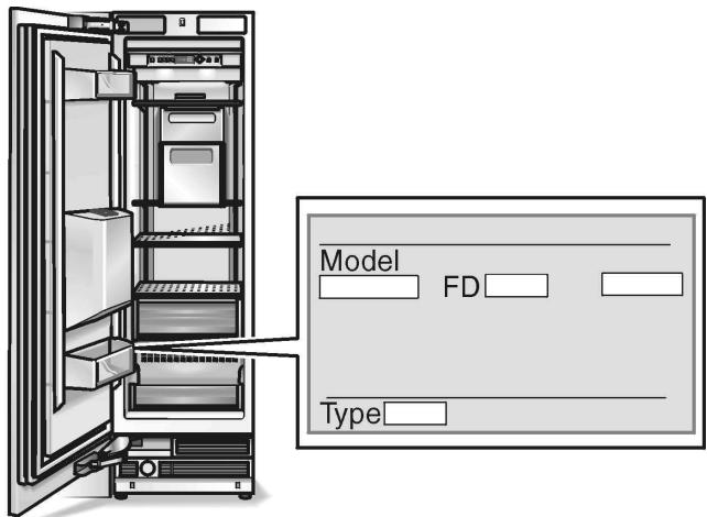 GAGGENAU RF 411-200 - Ampoules halogènes contre l'unité de distribution de glaçons et d'eau - 2