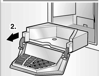 GAGGENAU RF 411-200 - Extraire et nettoyer le bac de réception d'eau - 2