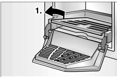 GAGGENAU RF 411-200 - Extraire et nettoyer le bac de réception d'eau - 1