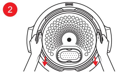 MOULINEX CE9528 - Stap 4 - de condensopvangbak Na elk gelebruik: - 2