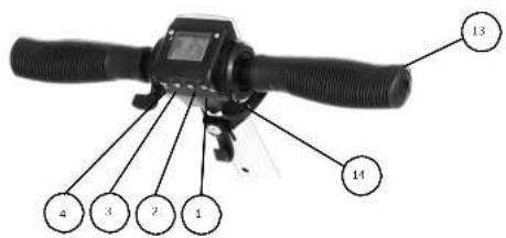 E-TWOW TROTTINETTEE2-EVO-V-56V10.5-RD - Marche/arrêt : - 1