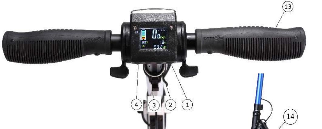 E-TWOW TROTTINETTEE2-EVO-V-56V10.5-RD - Composants essentiels - 2