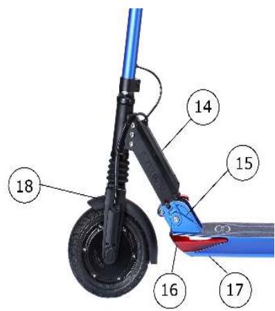 E-TWOW TROTTINETTEE2-EVO-V-56V10.5-RD - Composants essentiels - 3