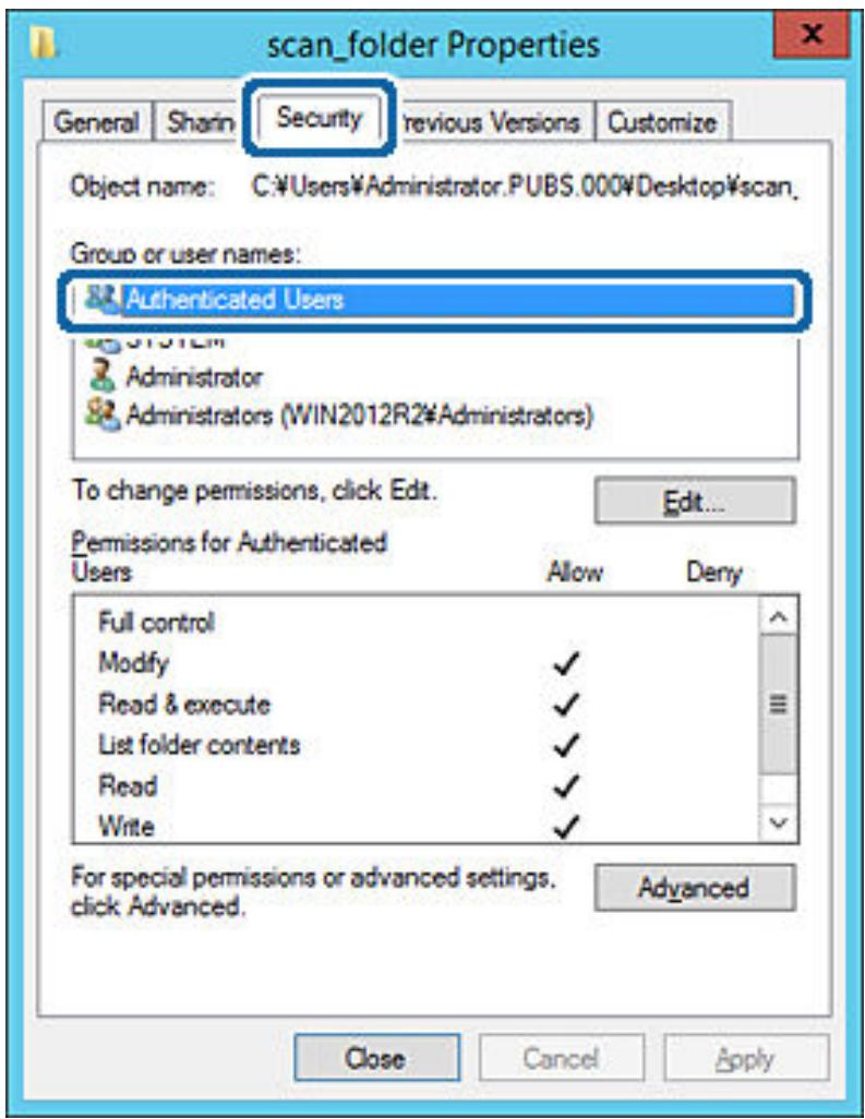EPSON ET-5800 - Exemple de configuration de serveur de fichiers - 5