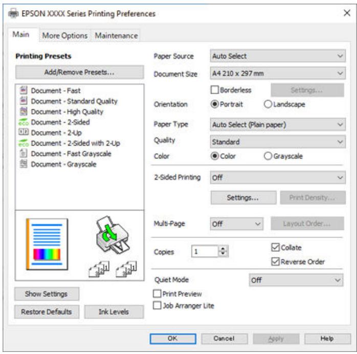 EPSON ET-5800 - Remarque: - 1