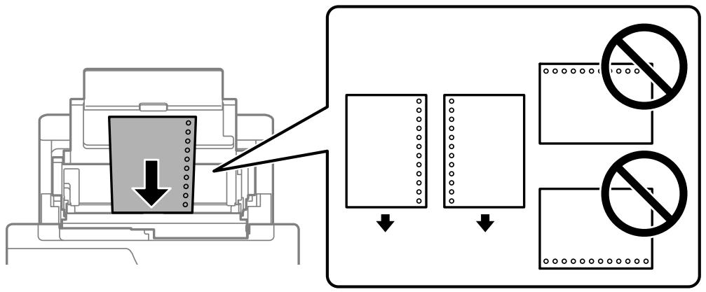 EPSON ET-5800 - Chargement de papier préperforé - 1