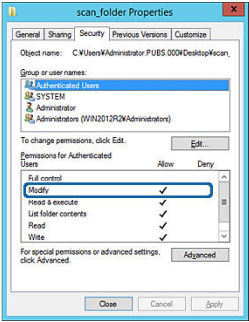 EPSON ET-5800 - Exemple de configuration de serveur de fichiers - 6