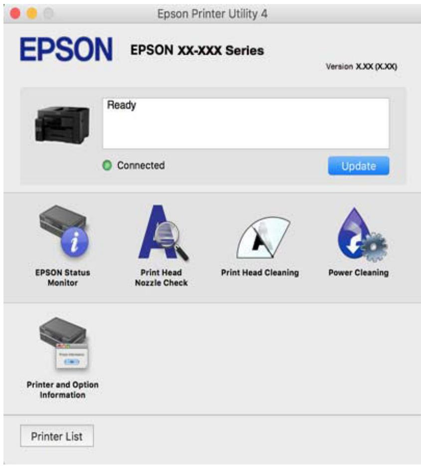 EPSON ET-5800 - Guide du pilote d'impression Mac OS - 1