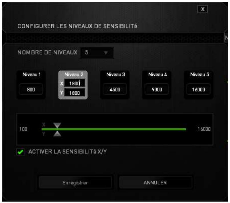 RAZER DIAMONDBACK - Activer la sensibilité X-Y - 1
