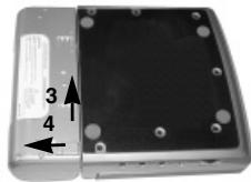 SCOTT DPX-I72 - Retrait du bloc de batterie - 2